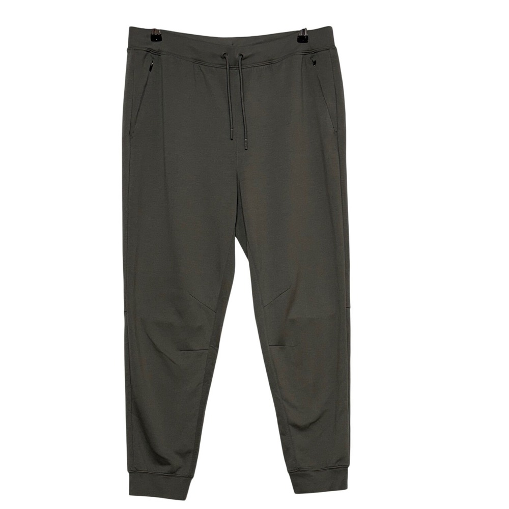 VRST Joggers Mens Large 34X29 Green Tapered Athletic Stretch Pockets Sweatpants